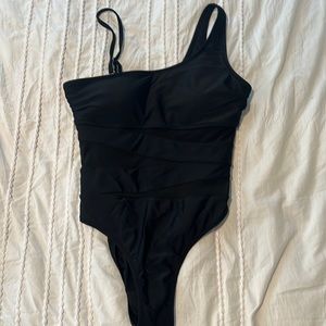 Pink Lily one piece bathing suit